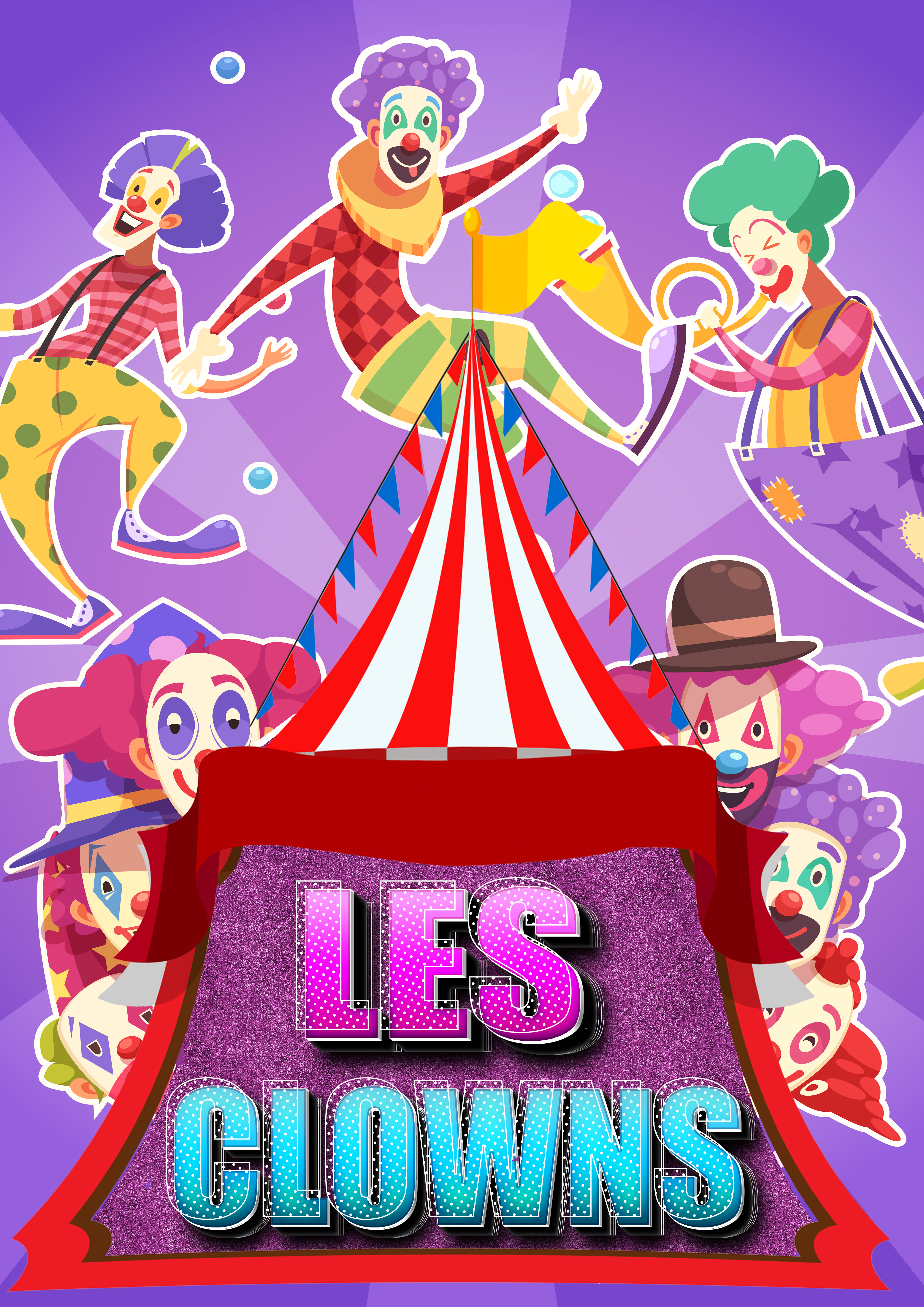 Claude Gérard Production présente Les animations enfants Les Clowns